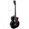 V-TONE EAG SET BK gitara elektroakustyczna + wzmacniacz gitarowy
