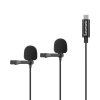 Zestaw dwóch mikrofonów krawatowych Saramonic LavMicro U3C ze złączem USB-C