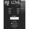 Hal Leonard LOVE SONGS Violin Play-Along Volume 67