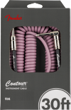 Fender Contour 30' Coiled Cable Burgundy Mist 9m