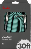 Fender Contour 30' Coiled Cable Sherwood Green 9m
