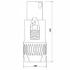 Roxtone RP031 SPEAKON Wtyk głośnikowy niebieski 4