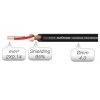 Roxtone RACC240L3 kabel audio 2x Jack mini stereo 3m