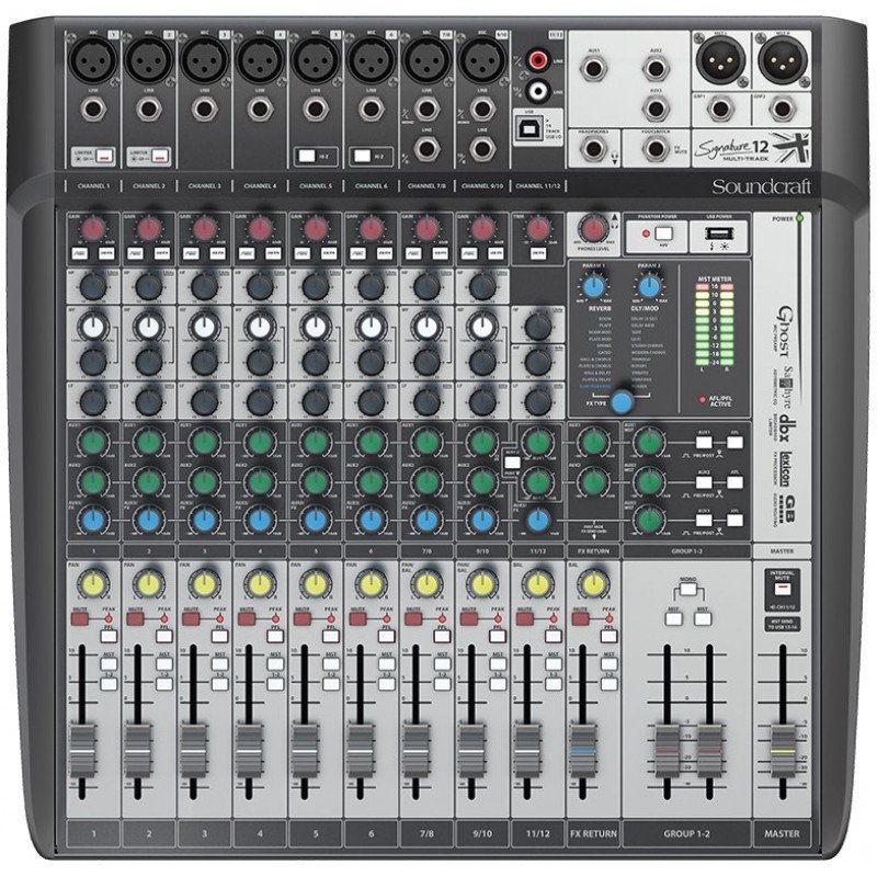 Soundcraft Signature 12 Multitrack Mikser audio