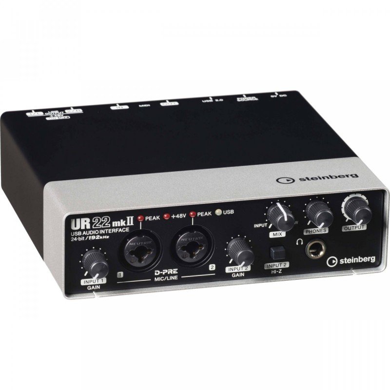 DTM・DAW steinberg UR22mkII USB AUDIO INTERFACE Steinberg UR22MKII UR-22 MKII Interfejs audio USB