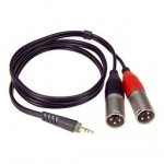 Klotz AY9-0100 Kabel Audio Mini Jack 3p - 2 x XLRm 1m