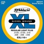 D'Addario EXL110+ XL Nickel Wound 10.5-48