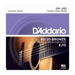 D'Addario EJ13 struny do gitary akustycznej 11-52 bronze