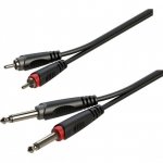 Roxtone RACC150L6 kabel audio 2x Jack - 2x RCA 6m