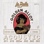 La Bella 40CL Golden Alloy struny do gitary akustycznej