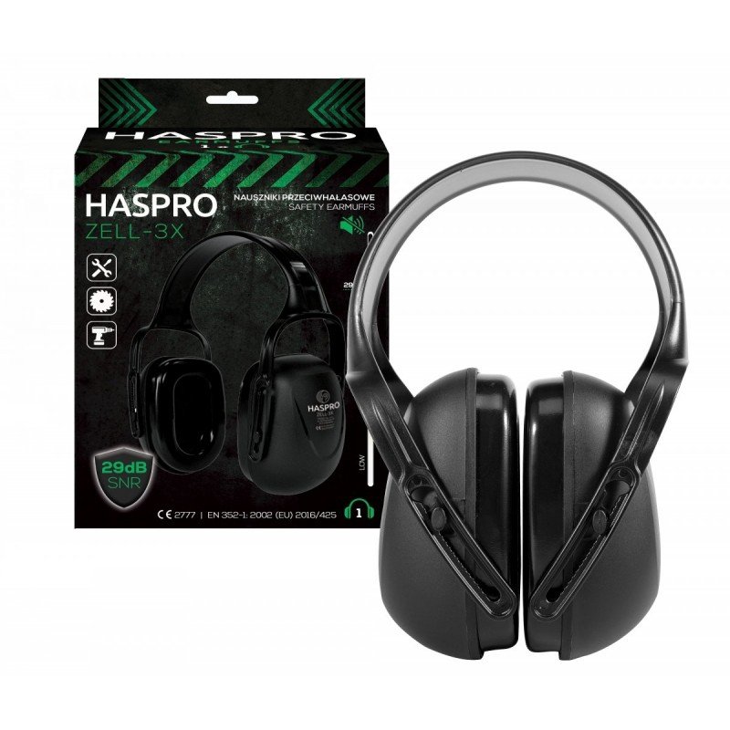 HASPRO ZELL-3X WYCISZACZE WYGŁUSZACZE SŁUCHAWKI