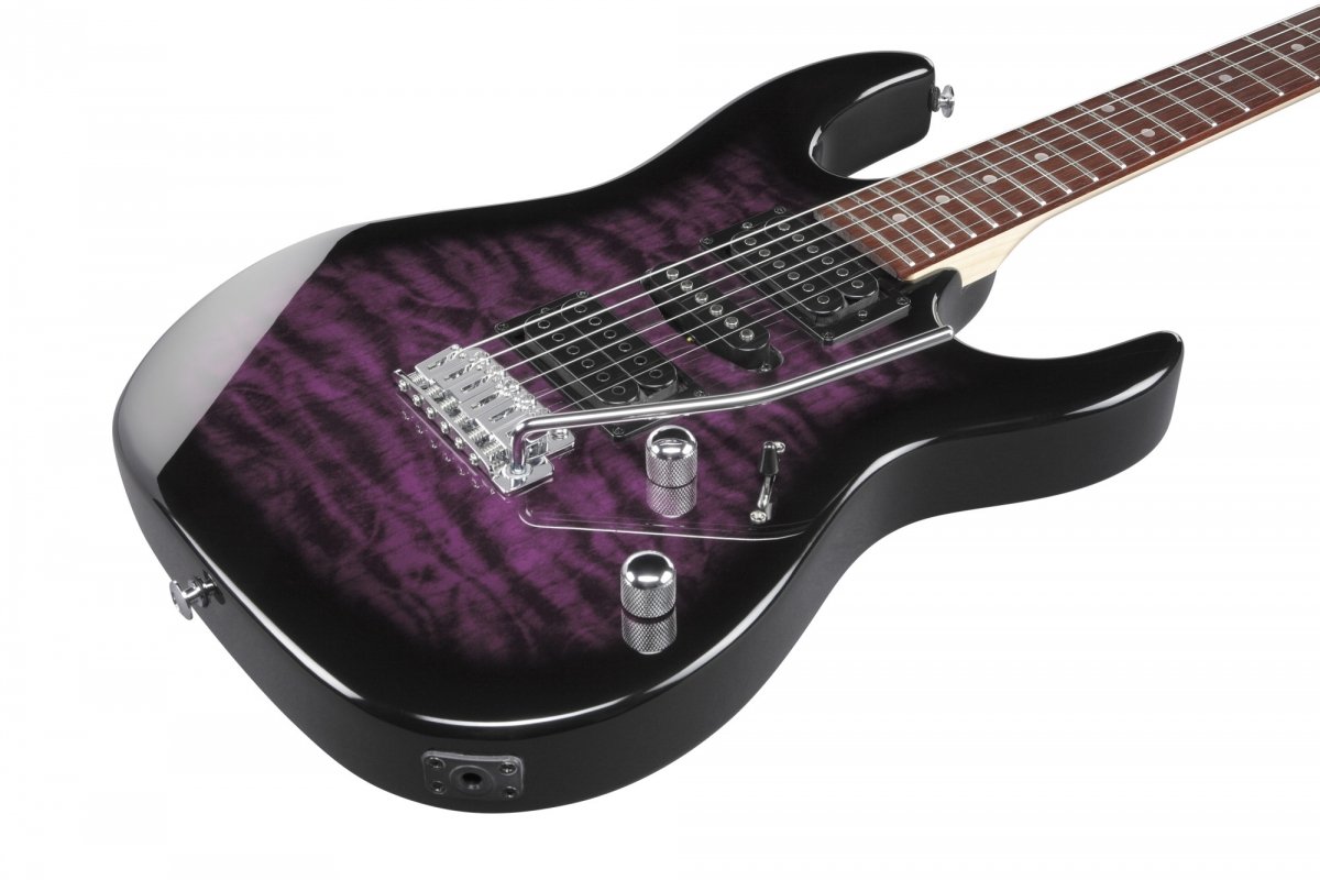 Ibanez GRX70QA-TVT Transparent Violet Sunburst gitara elektryczna