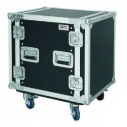 Proel Stage Equipment Rack Flightcase Pro z kółkami CR212BLKMW