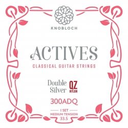 Knobloch Strings ACTIVES Double Silver QZ Nylon 400ADQ - Struny do Gitary Klasycznej