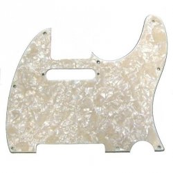 Fender pickguard telecaster aged white pearl