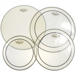 Remo Pinstripe 12, 13, 16, 14 clear zestaw PACK
