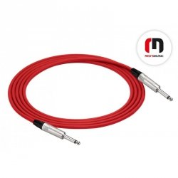 Red's Music GCN1105 Red kabel instrumentalny jack-jack 0,5m