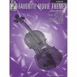 Hal Leonard Favorite Movie Themes: Violin + CD - muzyka filmowa na skrzypce 