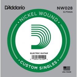 D'Addario NW028 struna akustyczna elektryczna owijana
