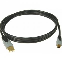 Klotz USM-AMB3 kabel USB A - USB B Mini 3m