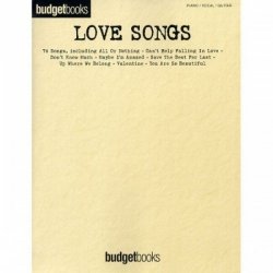 Hal Leonard Budgetbooks: Love Songs - nuty na fortepian, melodia i akordy gitarowe
