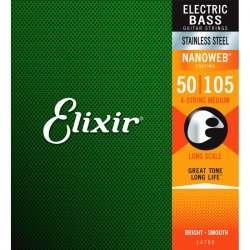 Elixir 14702 struny basowe stalówki 50-105 