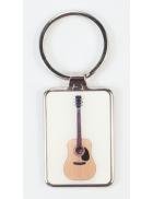Agifty K1056 KeyChain Gitara akustyczna brelok metalowy