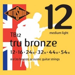 Rotosound TB12 Tru Bronze struny do akustyka 12-54