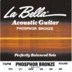 La Bella 7GPM Phosphor Bronze struny gitary akustycznej