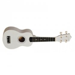 Ever Play UK-21 White Satin ukulele sopran biały mat