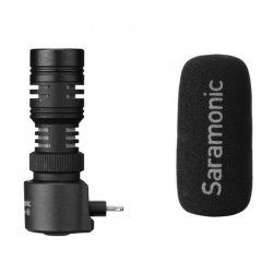 Mikrofon pojemnościowy Saramonic SmartMic+ Di do smartfonów ze złączem Lightning