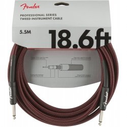 Fender 099-0820-067 Professional Series kabel 5,5m Red Tweed