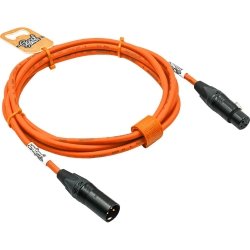 GoodDrut XLRm-XLRf 5m pomarańczowy kabel mikrofonowy
