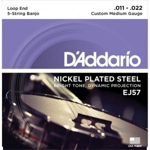 D'Addario EJ57 struny banjo 5 str 11-22