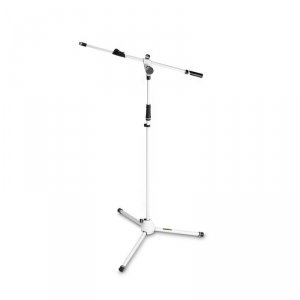Gravity MS4322W statyw mikrofonowy biały prosty 