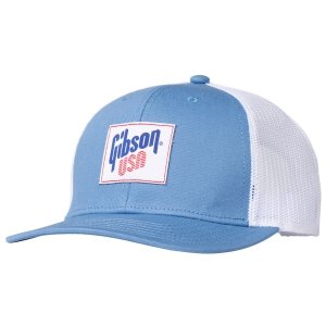 Gibson USA Trucker Blue White czapka