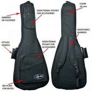 Ever Play 613C BK 4/4 Pokrowiec na gitarę klasyczną 4/4