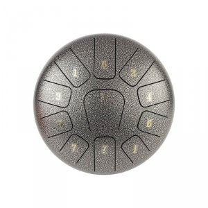 Hayman HTD1011/GY steel tongue drum 10 grey