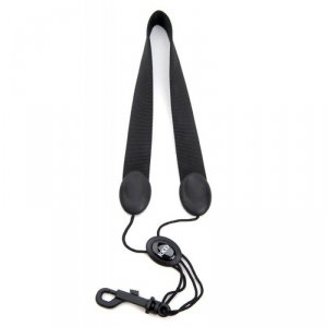 D'Addario Rico Saxophone Strap Soprano Alto Black Nylon Snap Hook pasek saksofonu