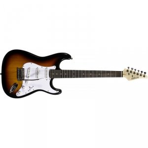 Arrow ST111 Amburst Rosewood gitara elektryczna biały pickguard