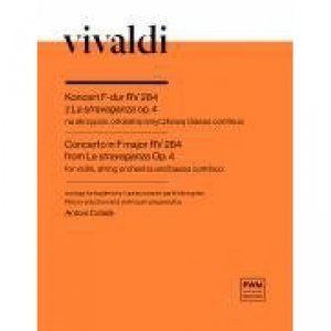 PWM Vivaldi Antonio Koncert F-dur RV 284 na skrzypce, orkiestrę smyczkową i basso continuo - wyciąg fortepianowy
