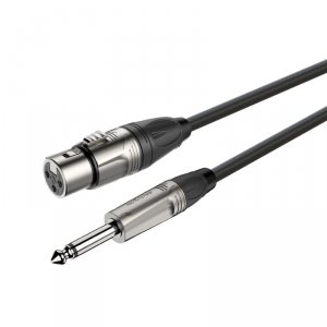Roxtone DMXJ210L10 Kabel XLR żeński Jack Mono 10 m