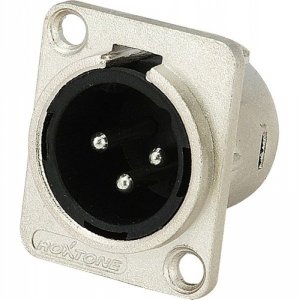 Roxtone RX3MDNS gniazdo montażowe XLR męski
