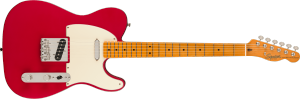 Fender Limited Edition Classic Vibe '60s Custom Telecaster Maple Fingerboard Parchment Pickguard Satin Dakota Red