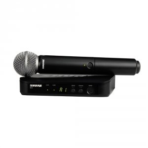 Shure BLX24E/SM58-K3E - System bezprzewodowy z mikrofonem SM58 (606-630 MHz)