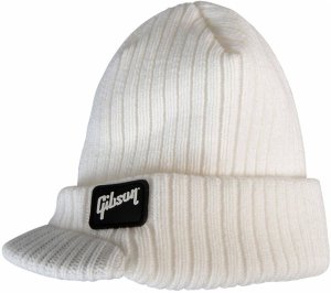 Gibson Radar Knit Beanie White Czapka zimowa białą