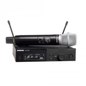 Shure SLXD24E/B87A-J53 - Cyfrowy system bezprzewodowy z nadajnikiem/mikrofonem do ręki BETA87A (562-606 MHz)