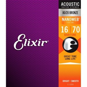 Elixir 11306 struny akustyczne barytonowe 16-70