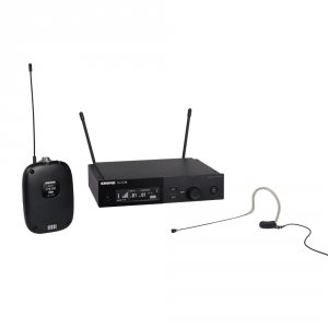 Shure SLXD14E/153B-G59 - Cyfrowy system bezprzewodowy z nadajnikiem bodypack i mikrofonem MX153B