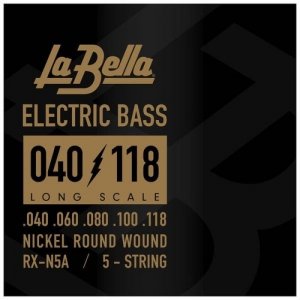 La Bella RX-N5A 40-118 nikiel  struny do basu 5 strunowego
